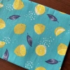 Cotton and linen printed chicken feathers Specification image